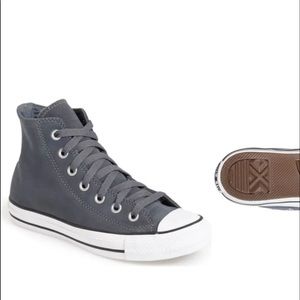 Converse - Chuck Taylor - Grey Suede High Tops